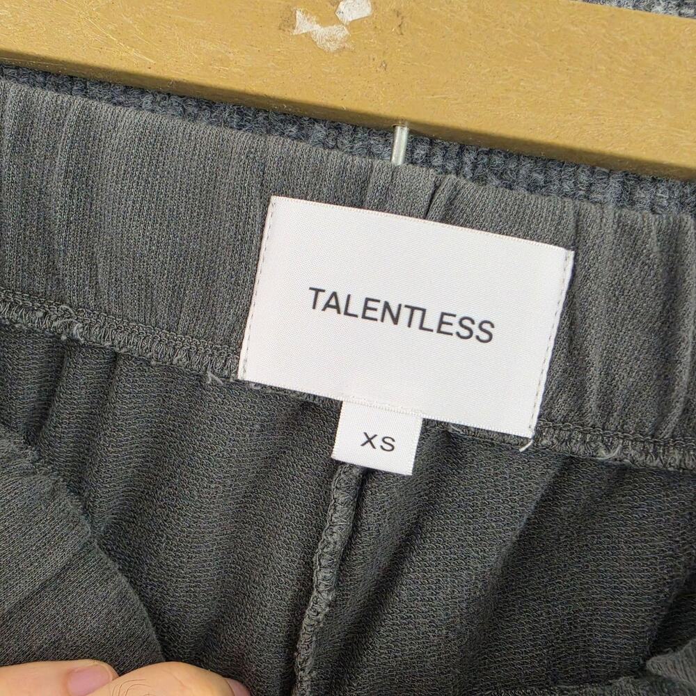 Talentless Pants Women XS French Terry Lounge Wide Leg Sweatpants Cozy Lounge - Picture 6 of 13